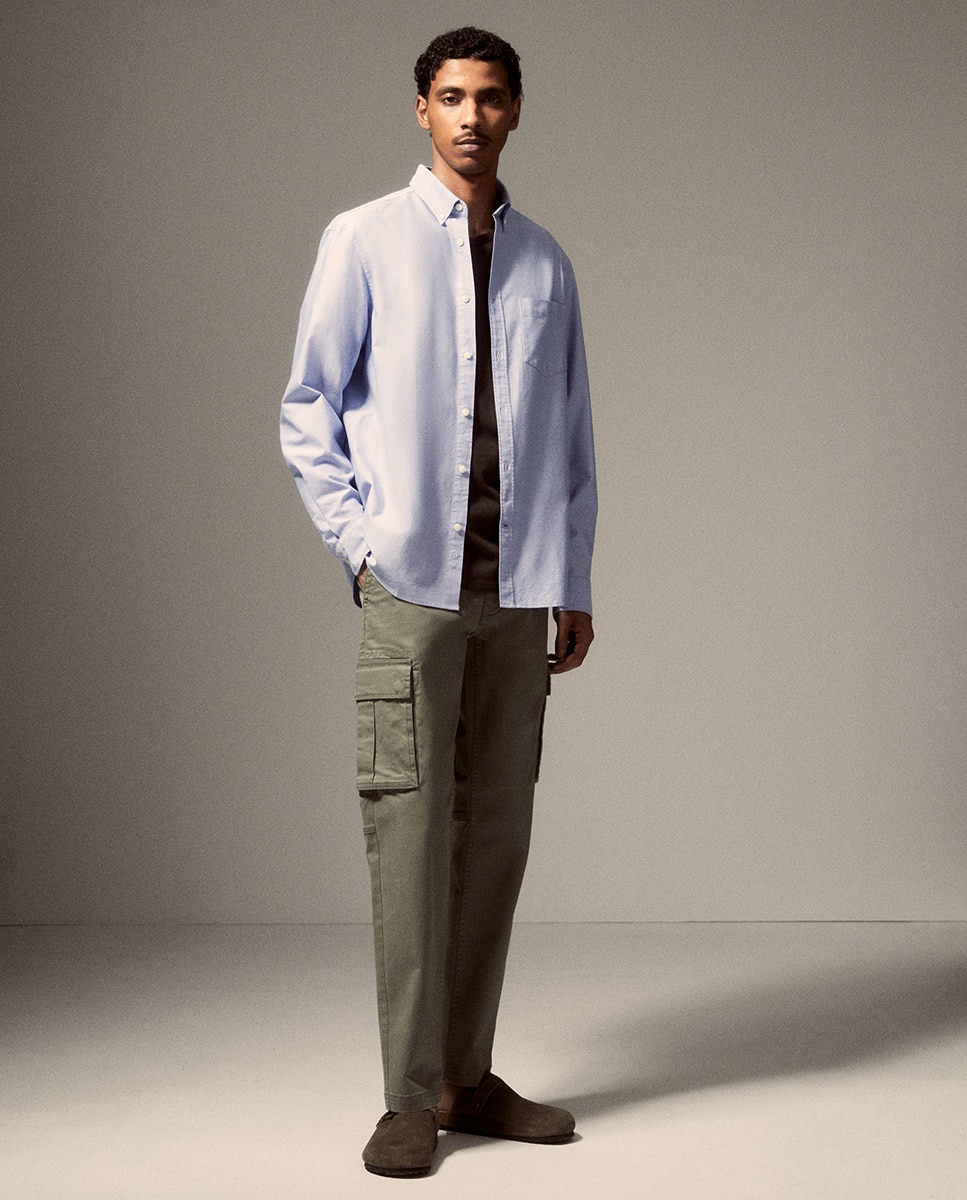 Pantalón cargo - Sfera - 520 Kaki 520 Kaki-1