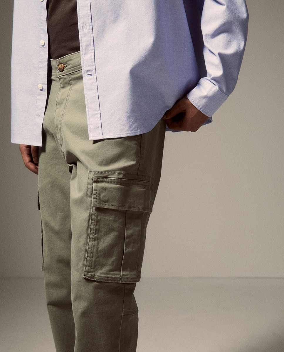 Pantalón cargo - Sfera - 520 Kaki 520 Kaki-2