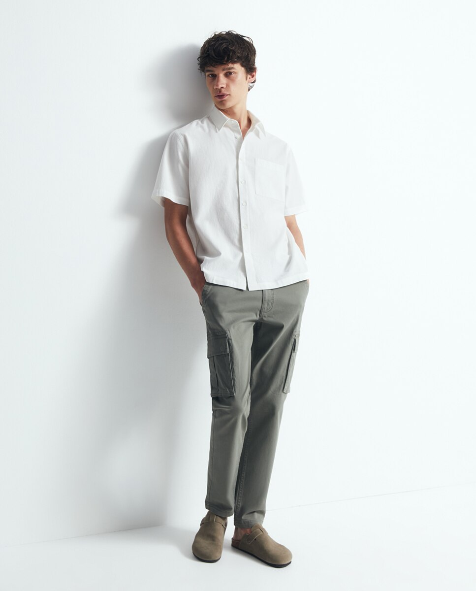 Pantalón cargo - Sfera - 520 Kaki 520 Kaki-3