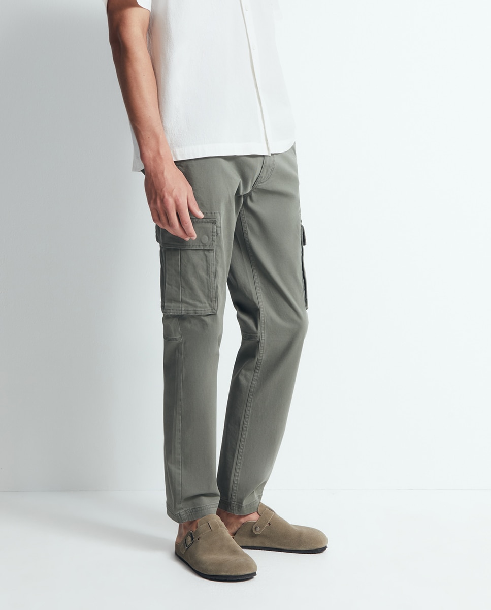 Pantalón cargo - Sfera - 520 Kaki 520 Kaki-4