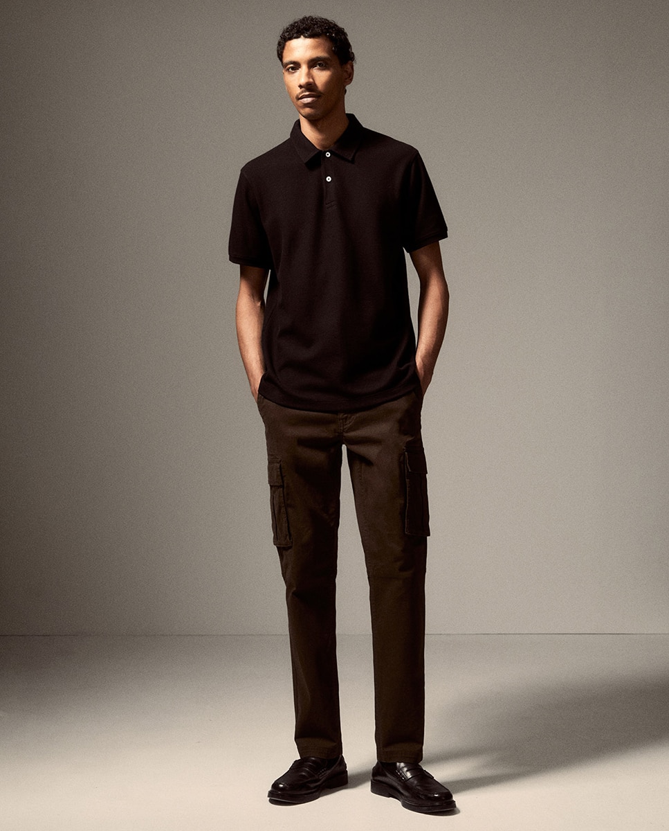 Pantalón cargo - Sfera - Marrón Marrón-1