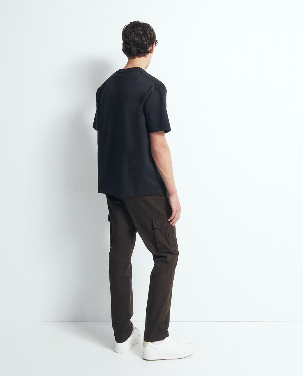 Pantalón cargo - Sfera - Marrón Marrón-6