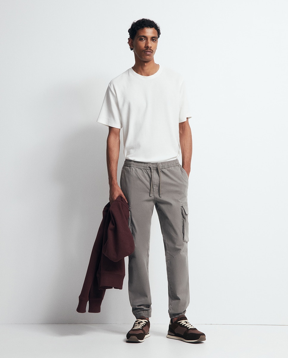 Pantalón cargo jogger - Sfera - 510 Verde claro 510 Verde claro-1