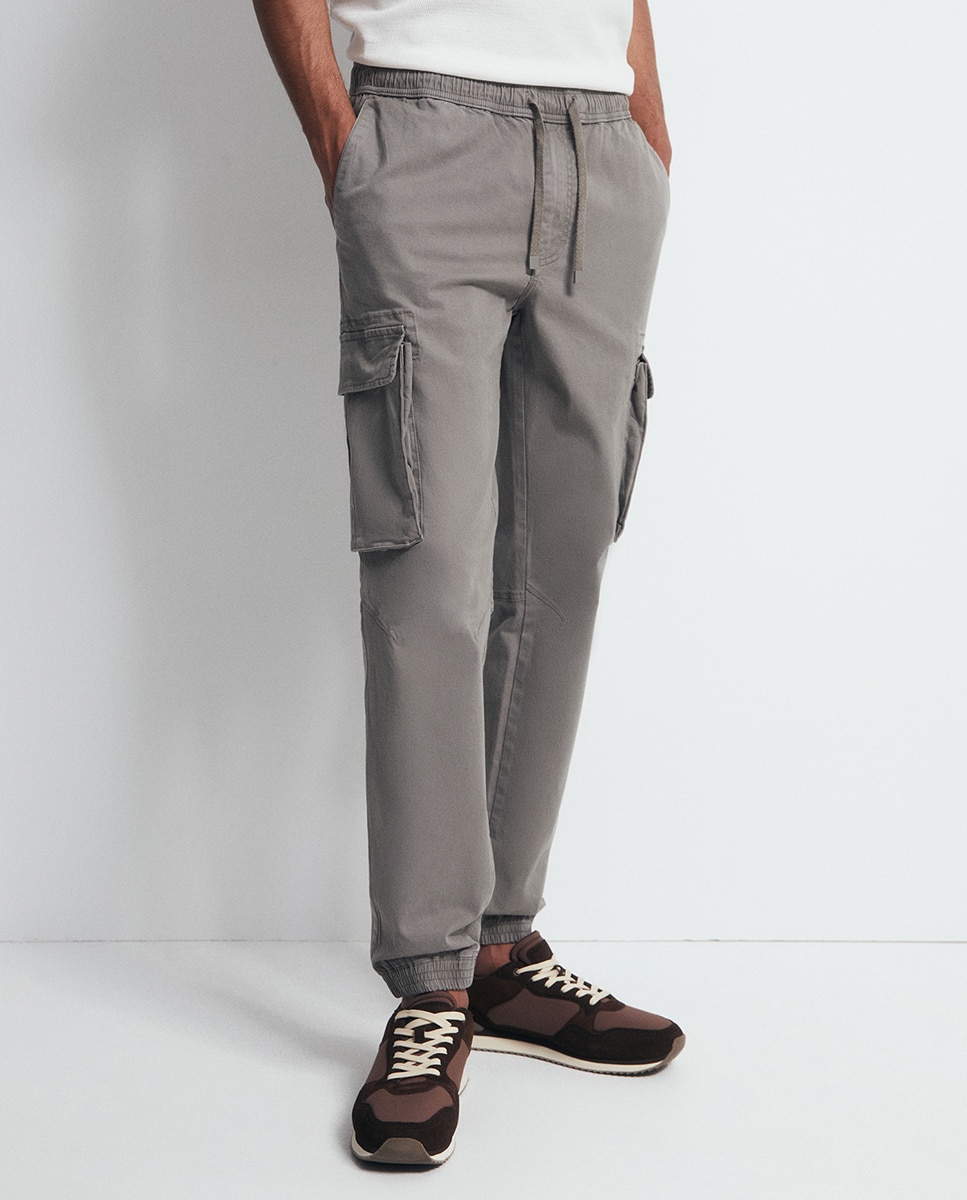Pantalón cargo jogger - Sfera - 510 Verde claro 510 Verde claro-2