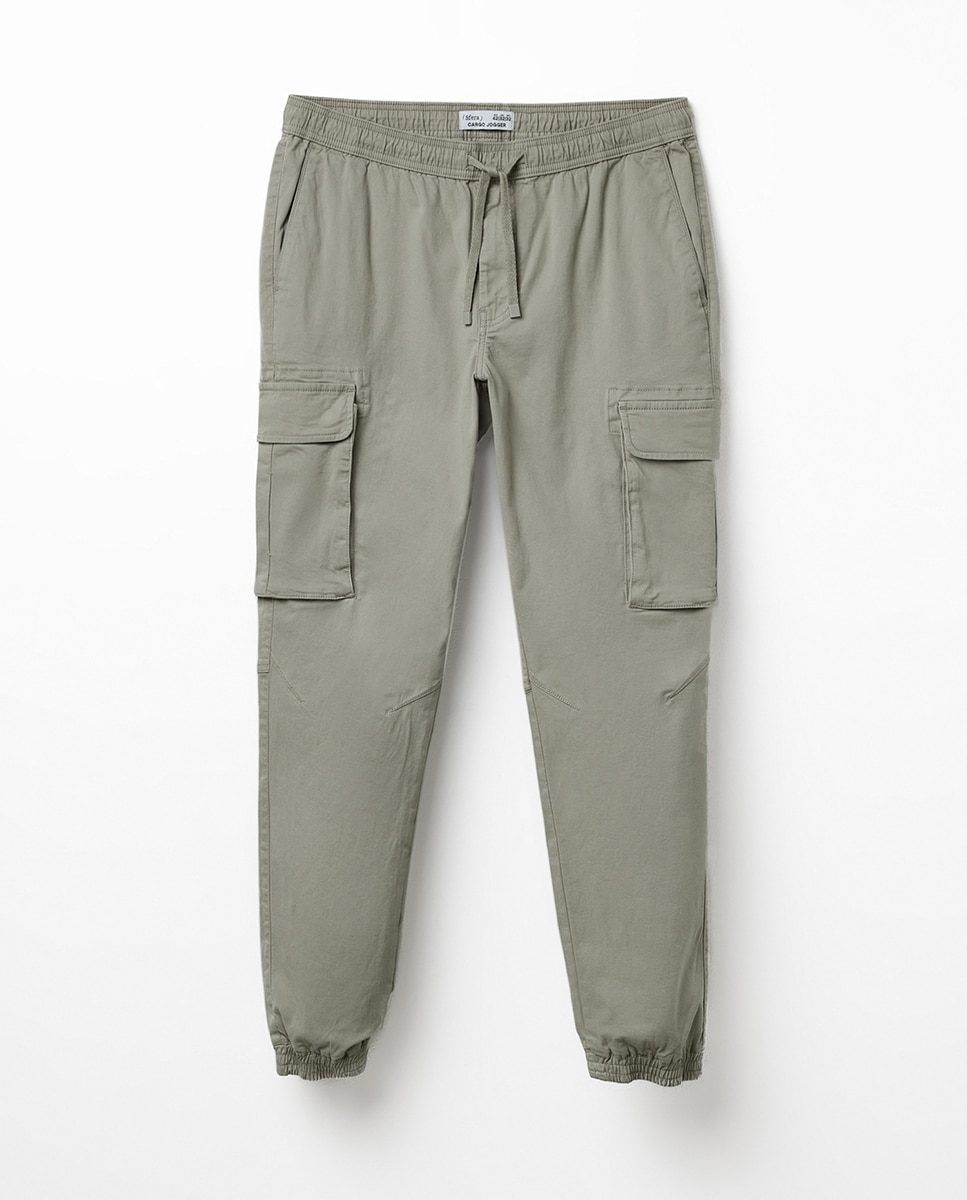 Pantalón cargo jogger - Sfera - 510 Verde claro 510 Verde claro-6