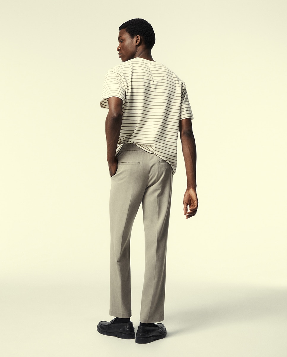 Pantalón confort - Sfera - Visón claro Visón claro-4