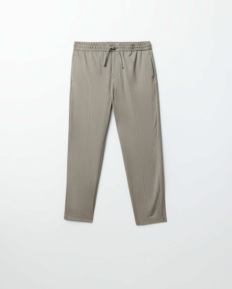 Pantalón confort - Sfera - Visón claro Visón claro-5