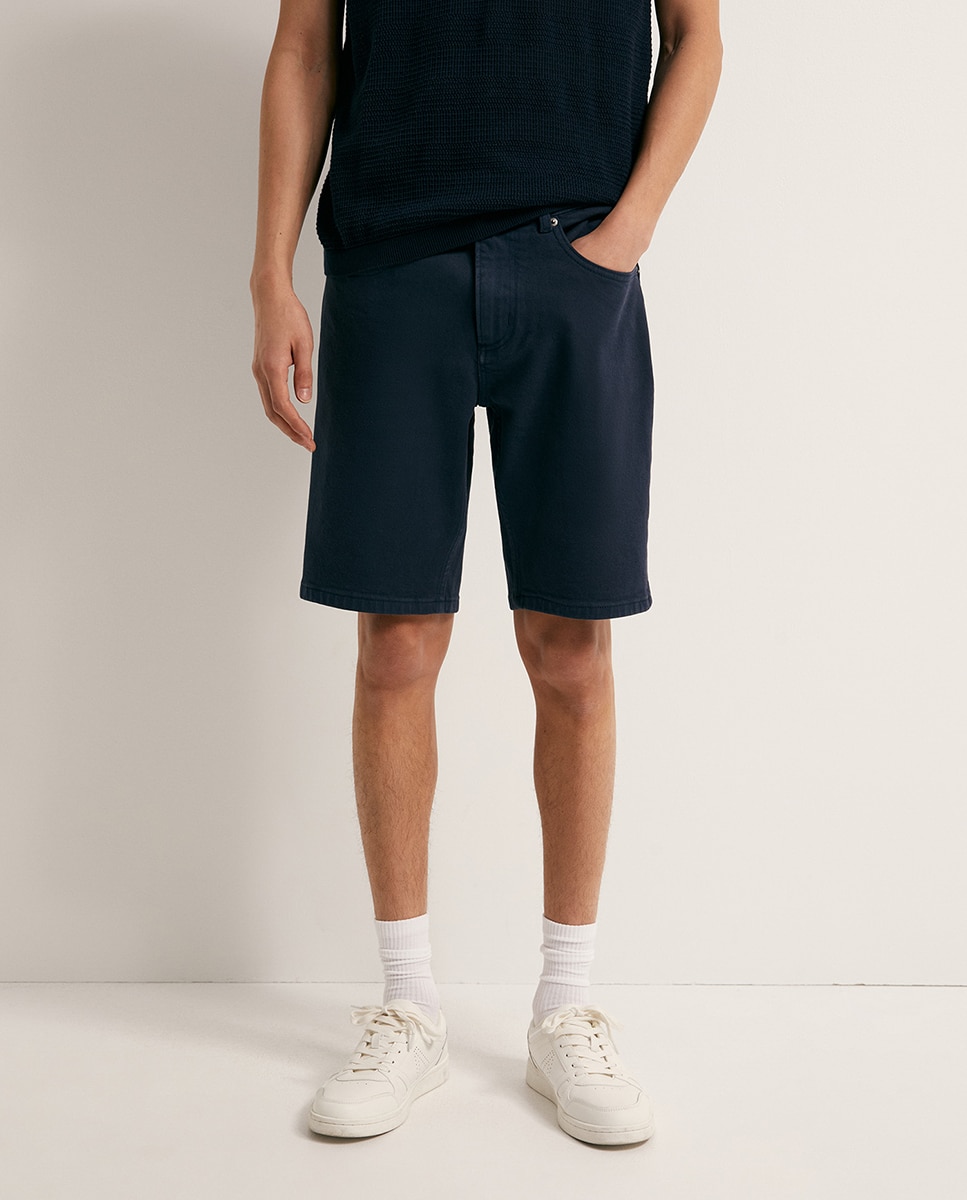 Bermudas de Ganga Coloridas Azul-2