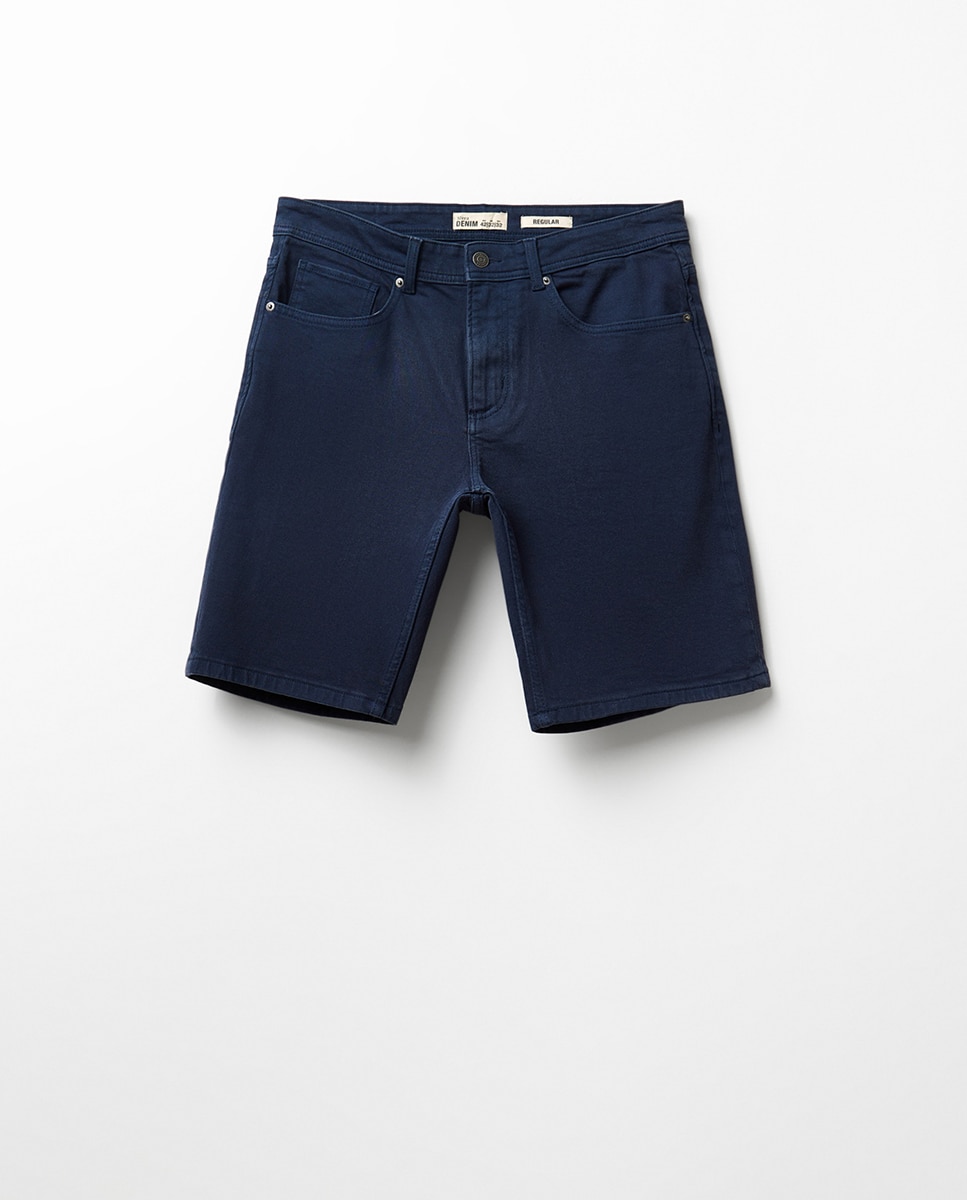 Bermudas de Ganga Coloridas Azul-6