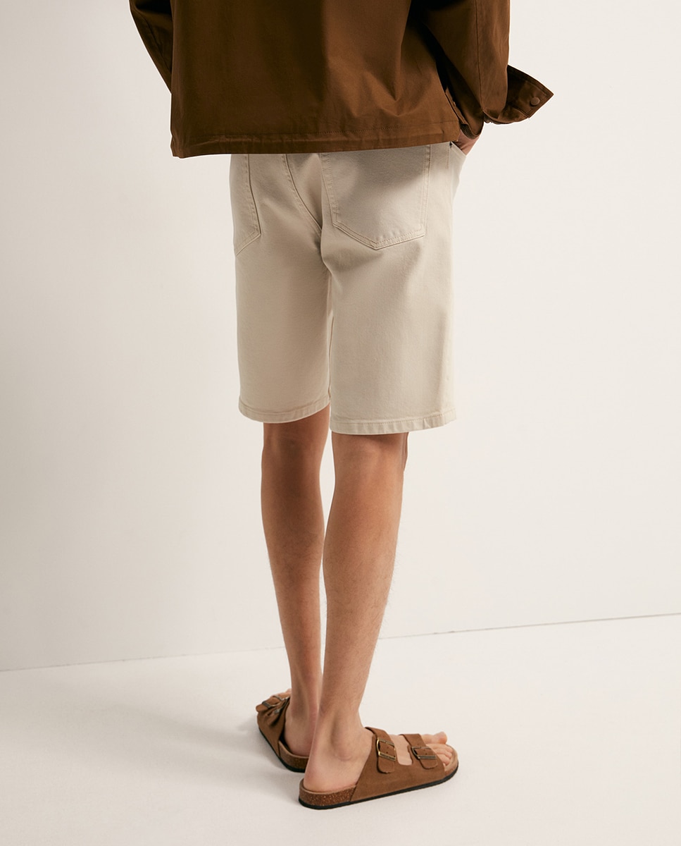 Bermudas de Ganga Coloridas Pedra-4