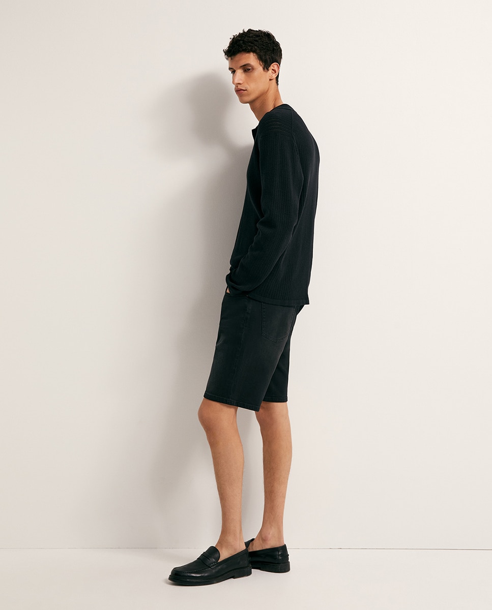 Bermudas de Ganga Preto-4