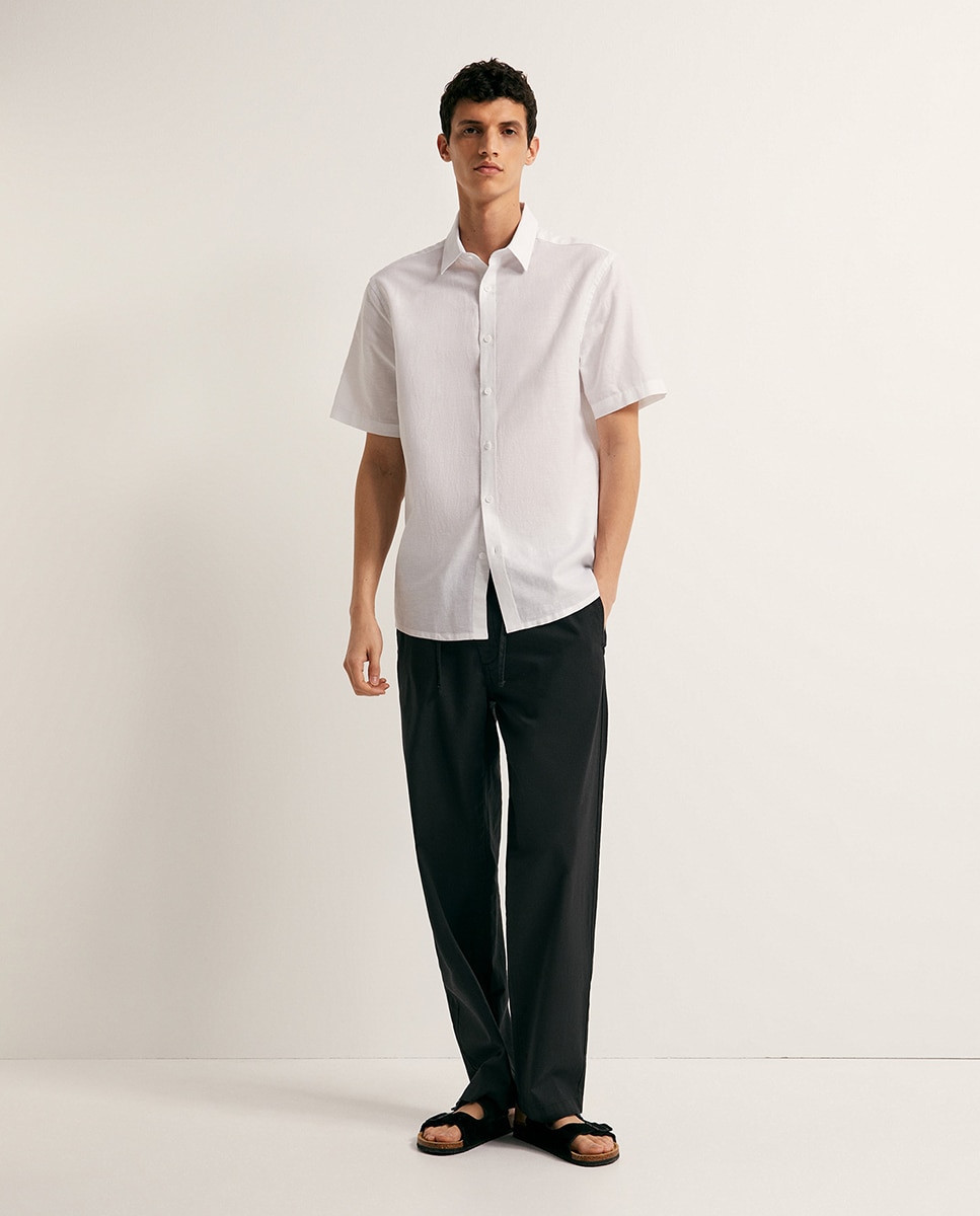 Camisa de Linho Branco-2