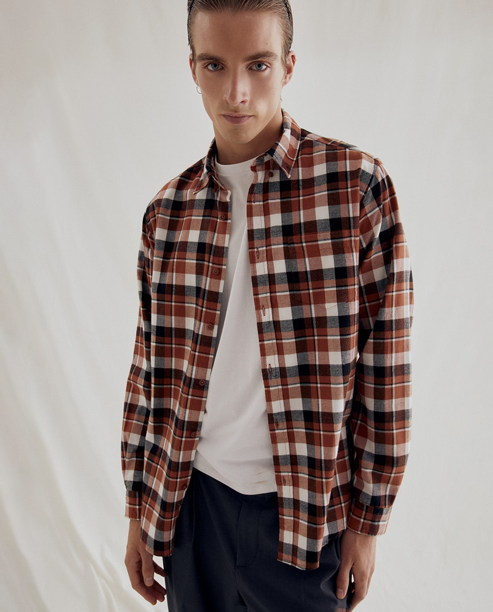 Camisa franela cuadros