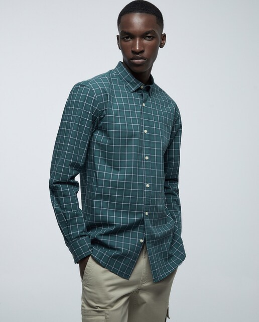 Imagen 0 de Camisa popelÍn cuadros