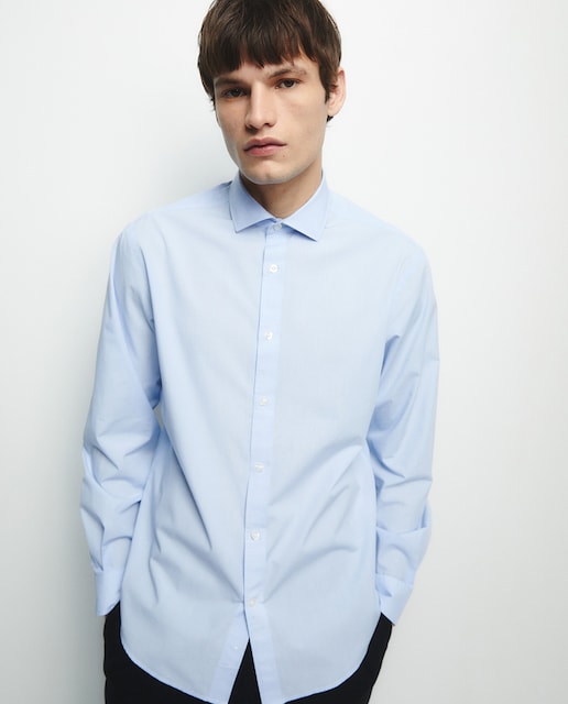 Imagem 0 de Camisa Regular aos Micro Quadrados