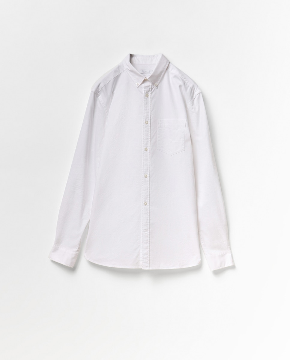 Camisa Oxford Branco-5
