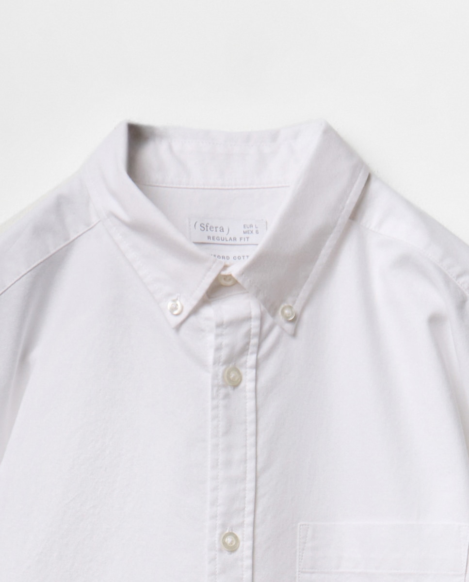 Camisa Oxford Branco-6