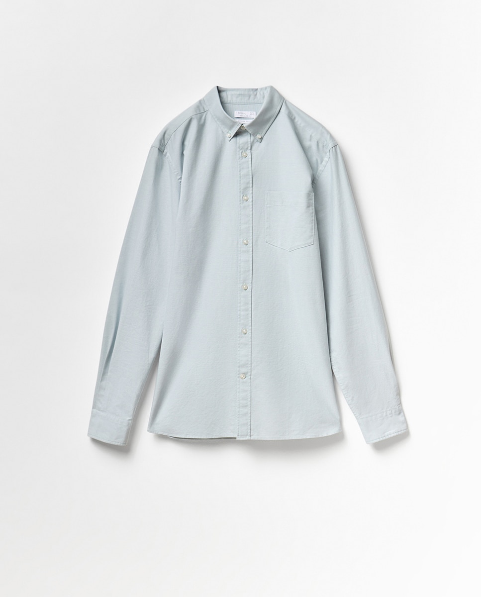 Camisa Oxford Verde-5