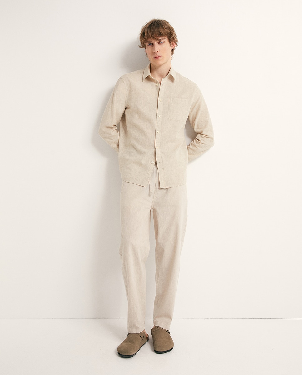 Camisa de Linho Cru-2