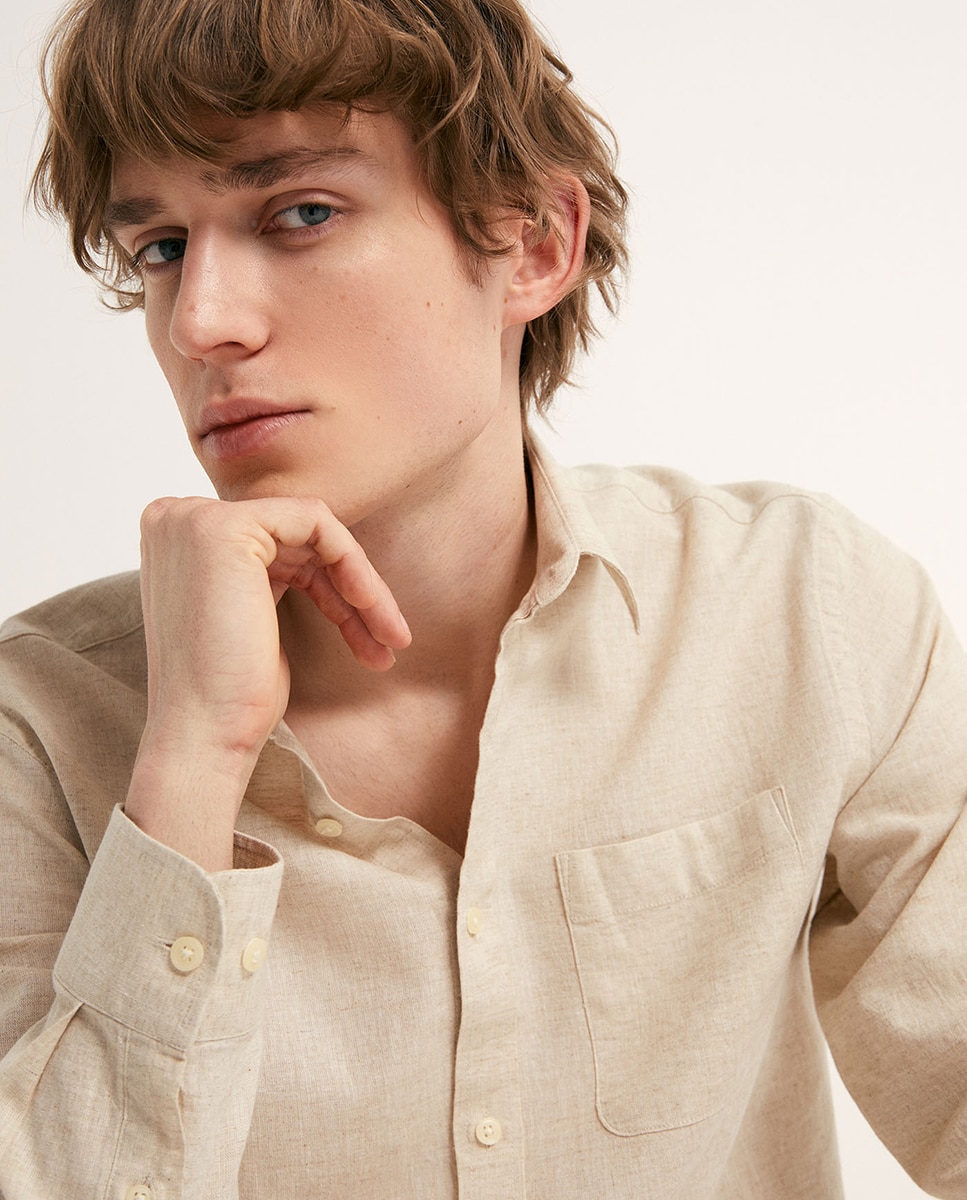 Camisa de Linho Cru-3