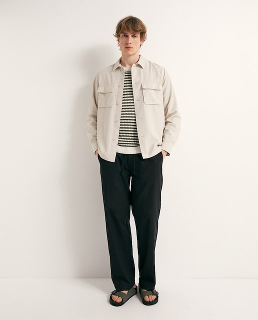 Imagem 0 de Sobrecamisa de Linho e Algodão