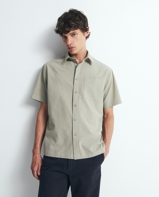 Imagen 0 de Camisa regular microcuadro