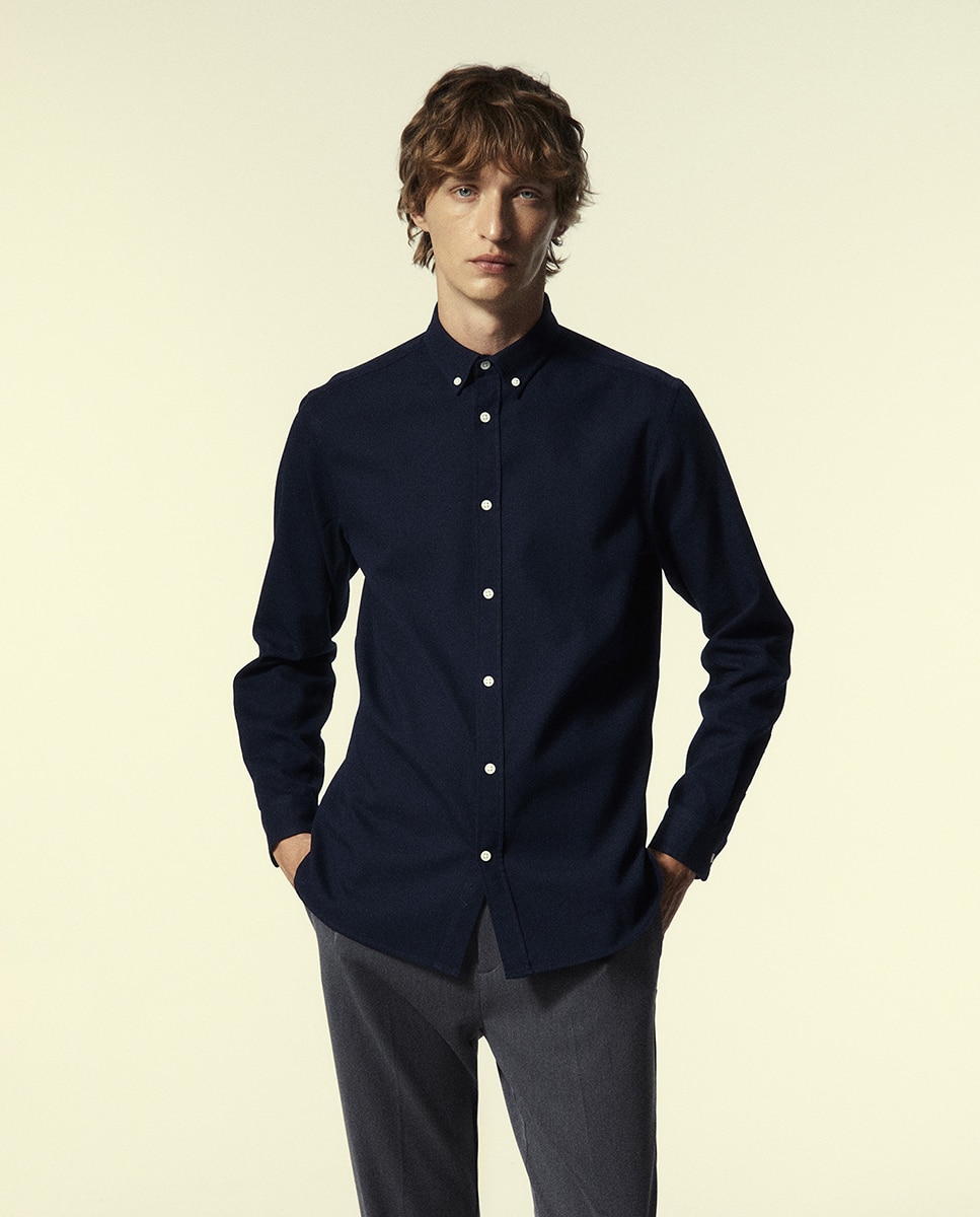 Imagem 0 de Camisa Slim com Estrutura