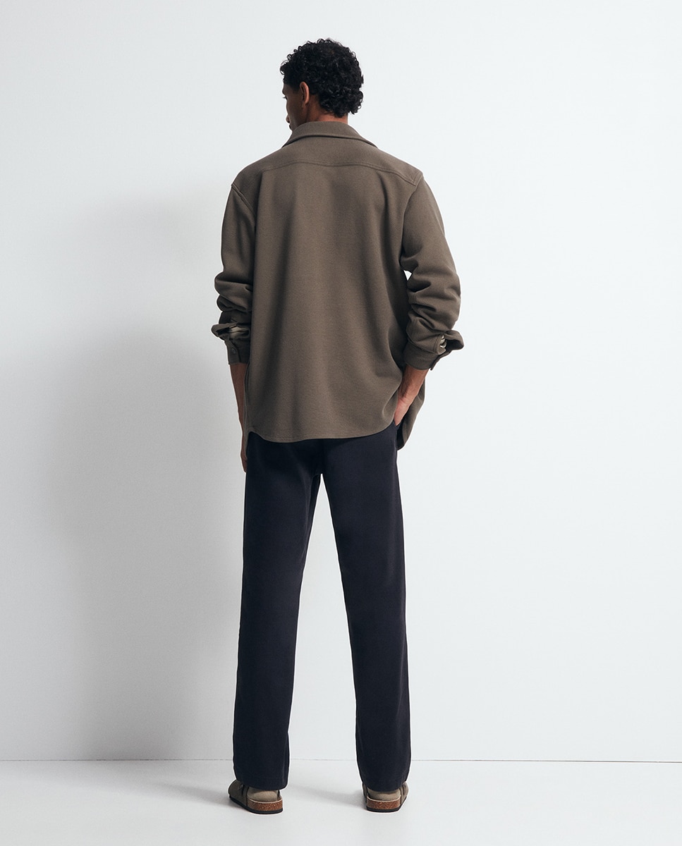 Sobrecamisa punto - Sfera - Visón oscuro Visón oscuro-8