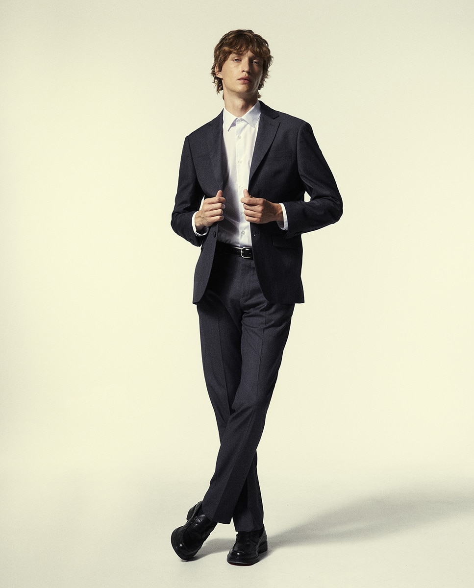 Camisa Slim de Popelina Branco-4