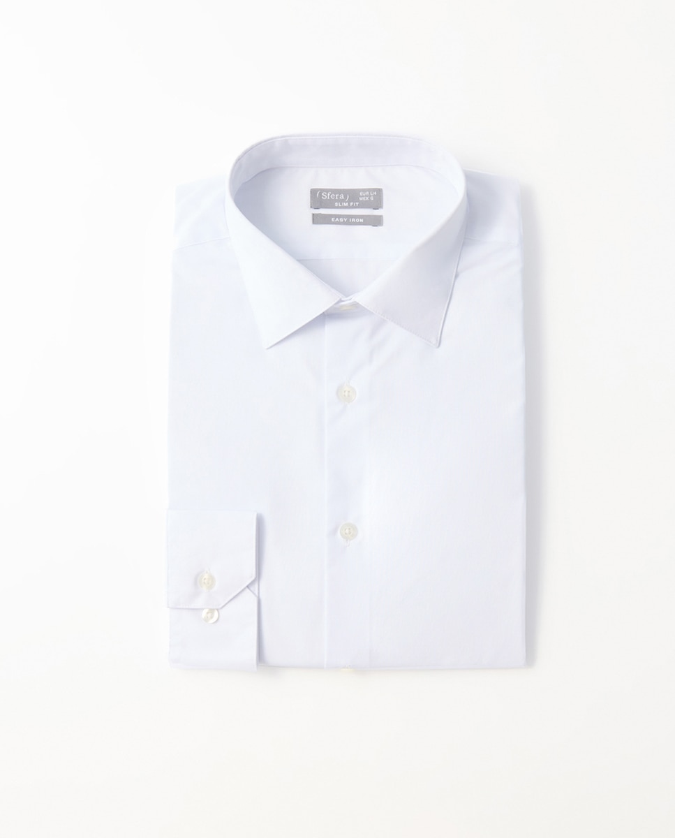 Imagem 0 de Camisa Slim de Popelina