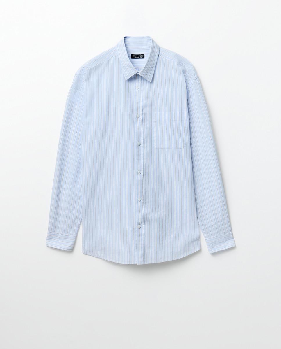 Camisa rayas - Sfera - 400 Azul 400 Azul-6