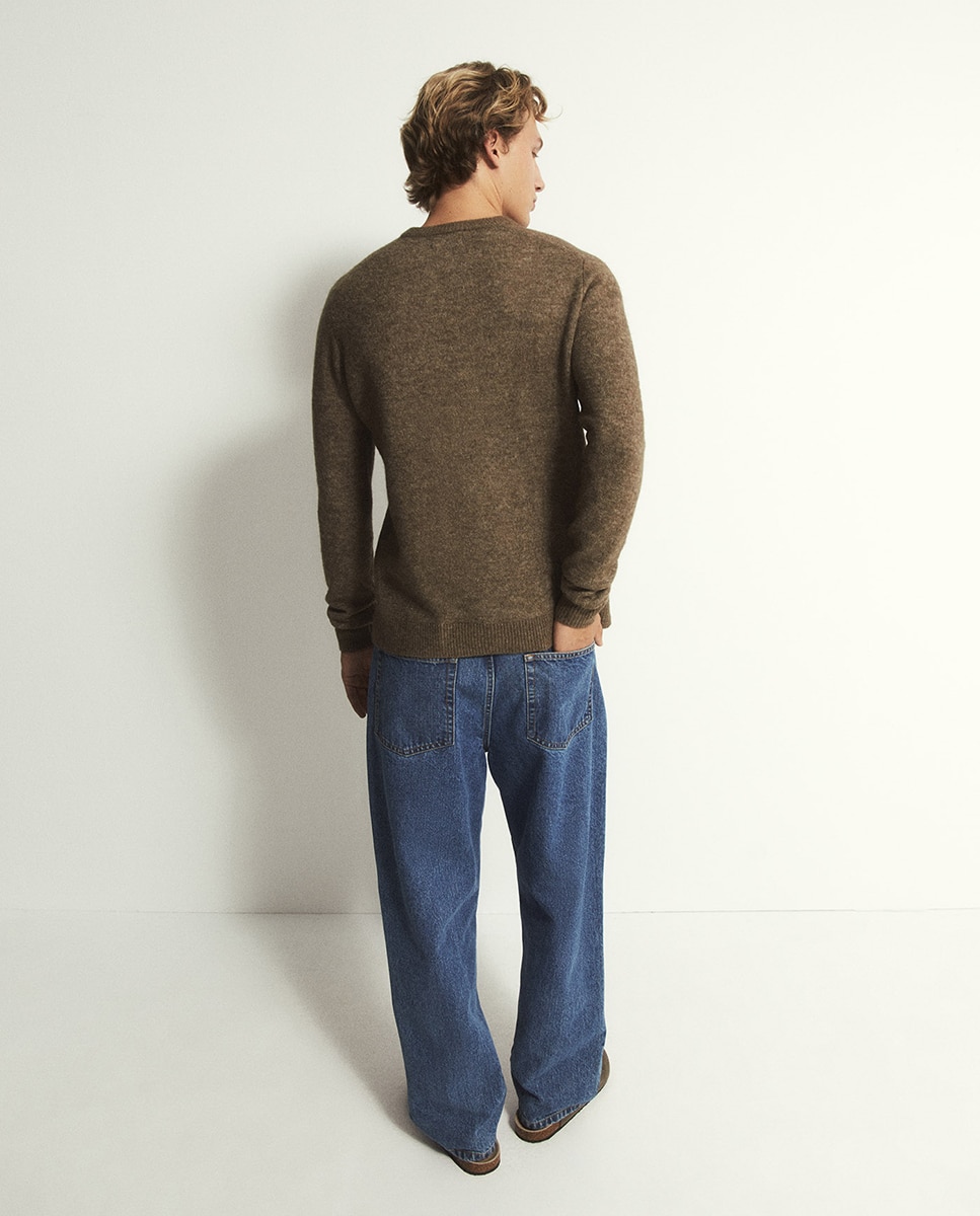 Imagen 8 de Jersey redondo lana - Sfera - 580 Musgo 580 Musgo