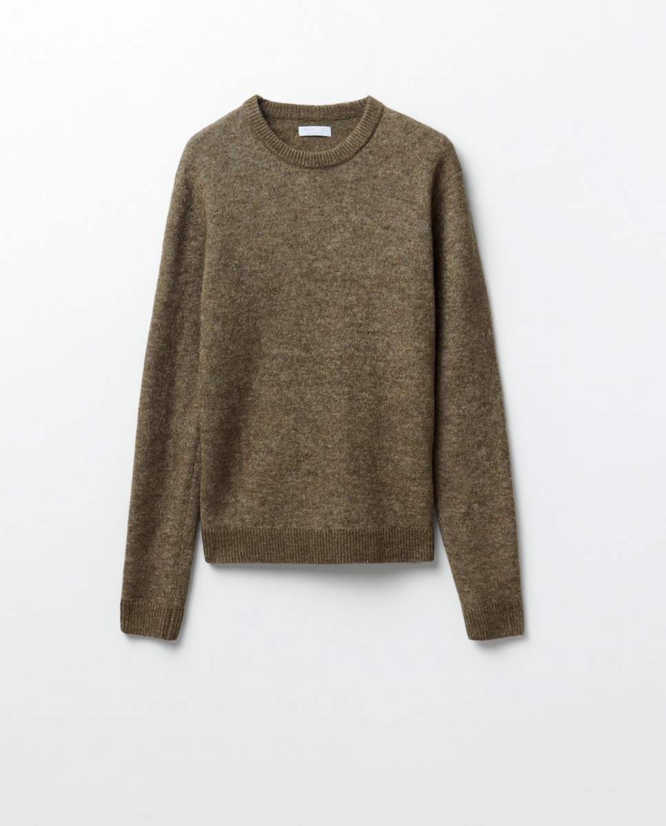 Imagen 9 de Jersey redondo lana - Sfera - 580 Musgo 580 Musgo