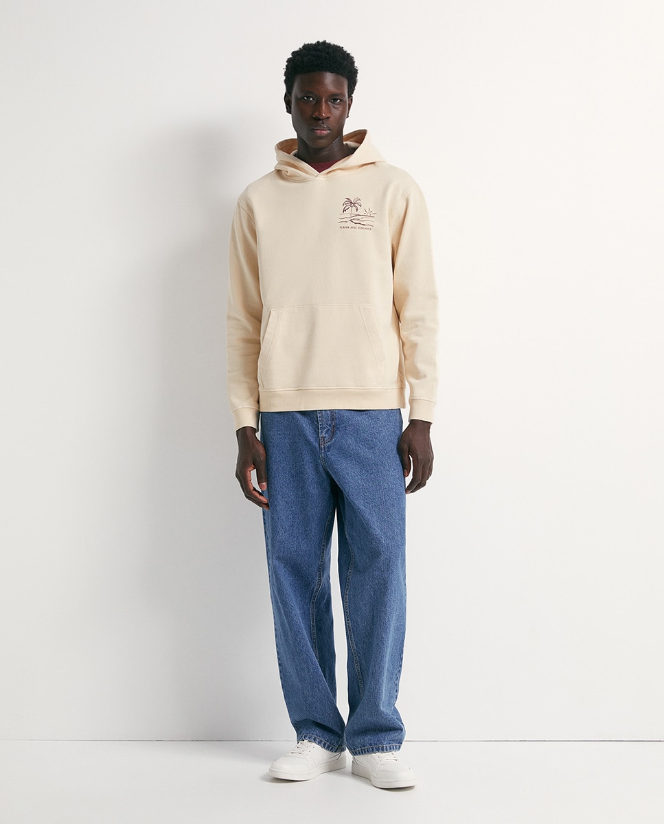 Sweatshirt Fechada Cru-2