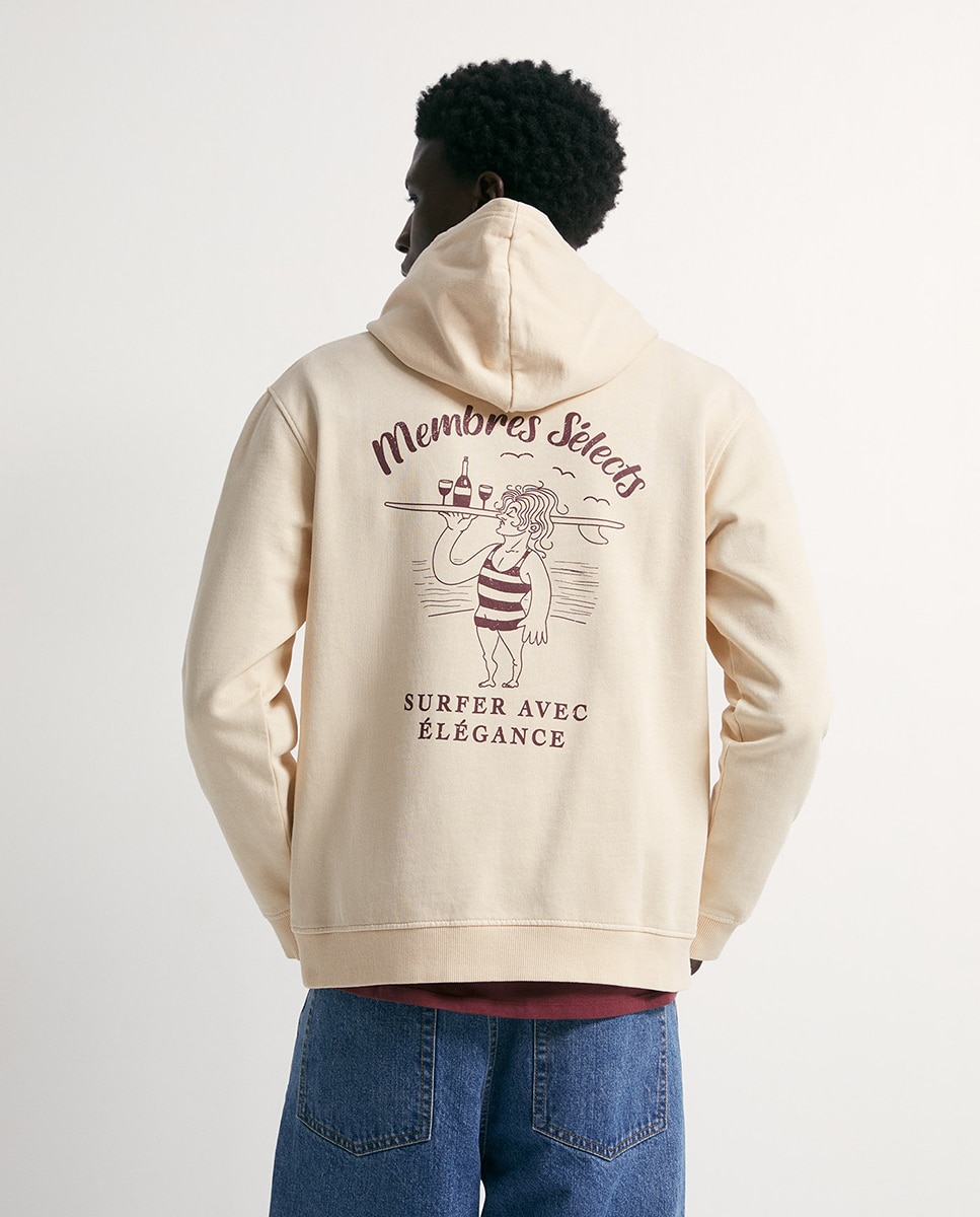 Sweatshirt Fechada Cru-4