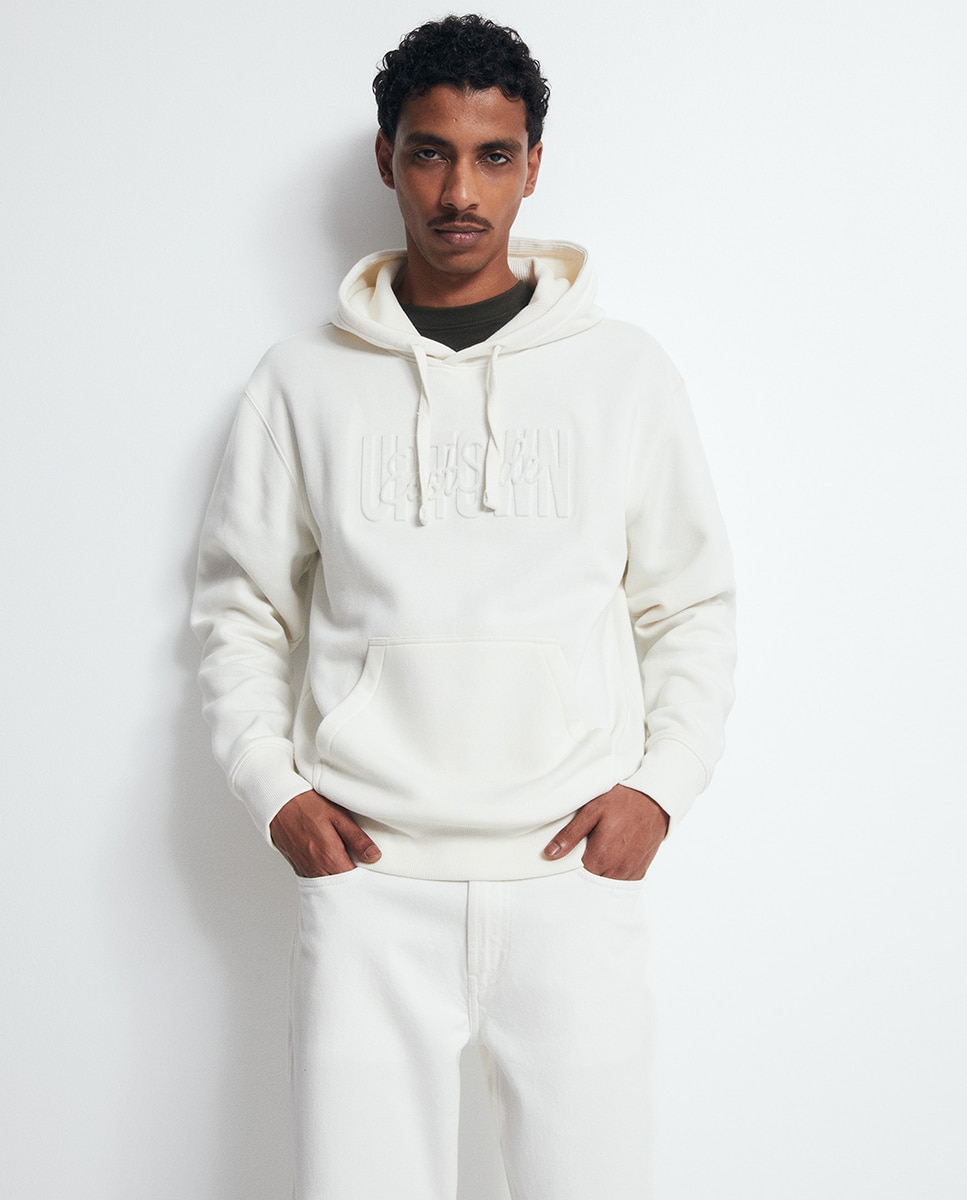 Imagem 0 de Sweatshirt com Efeito de Relevo