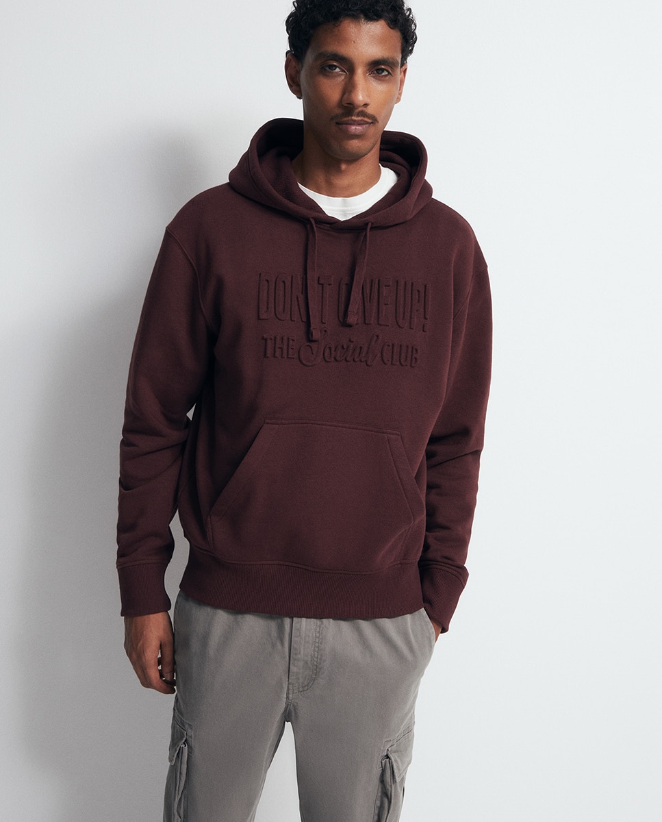 Imagem 0 de Sweatshirt com Efeito de Relevo