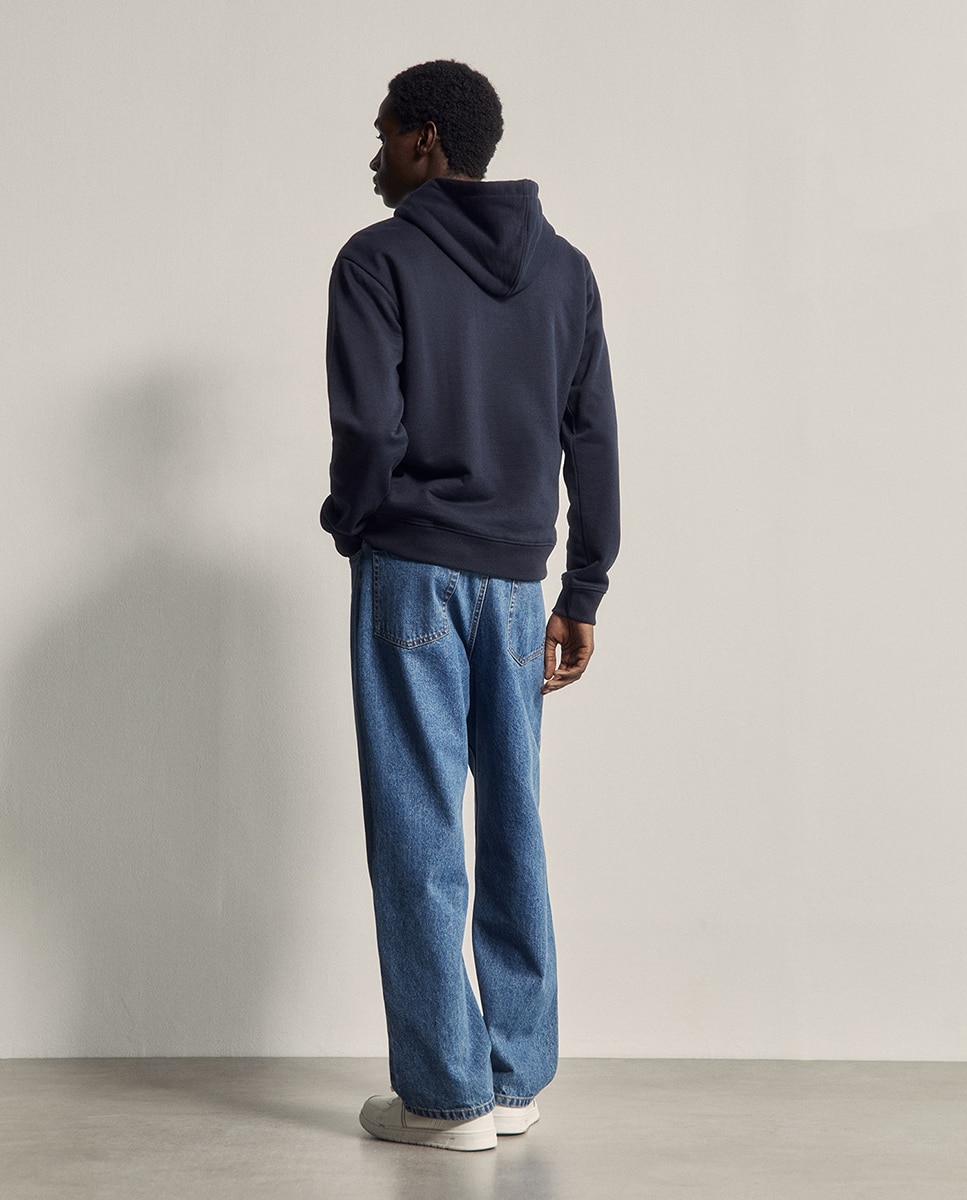 Imagen 5 de Sudadera capucha borrego - Sfera - Azul marino Azul marino