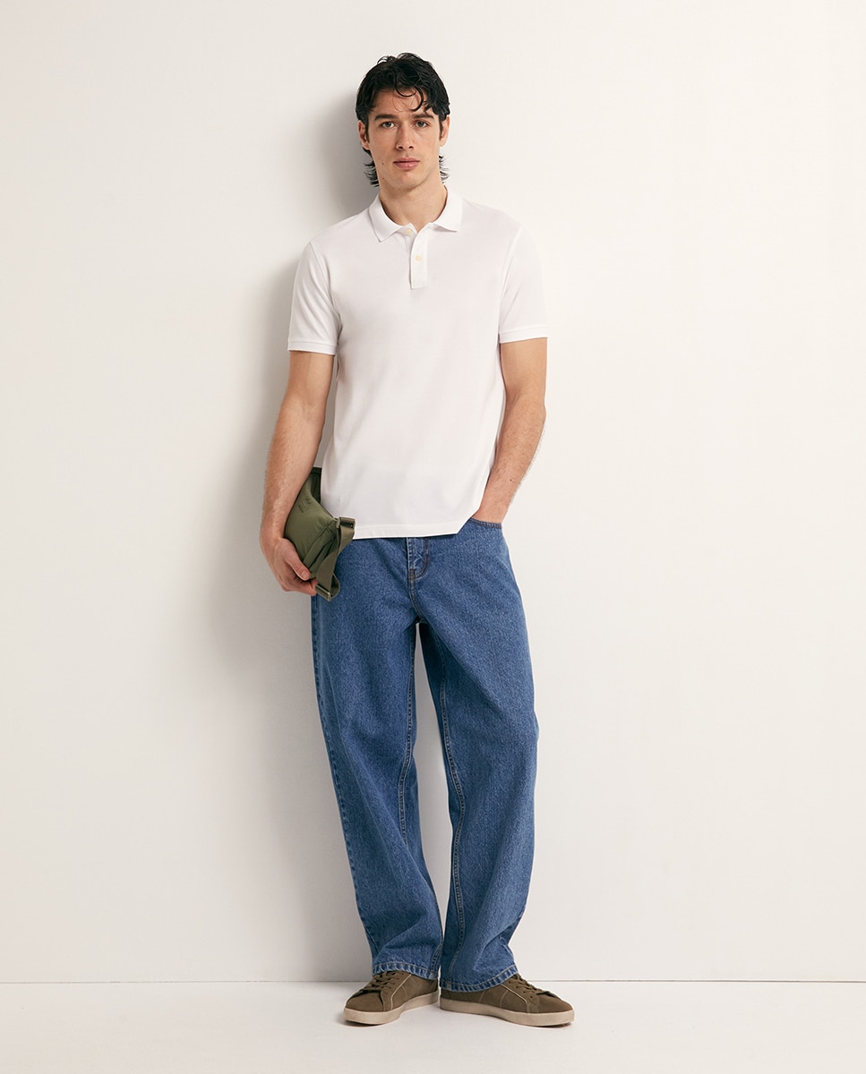 Polo piqué - Sfera - Blanco Blanco-2