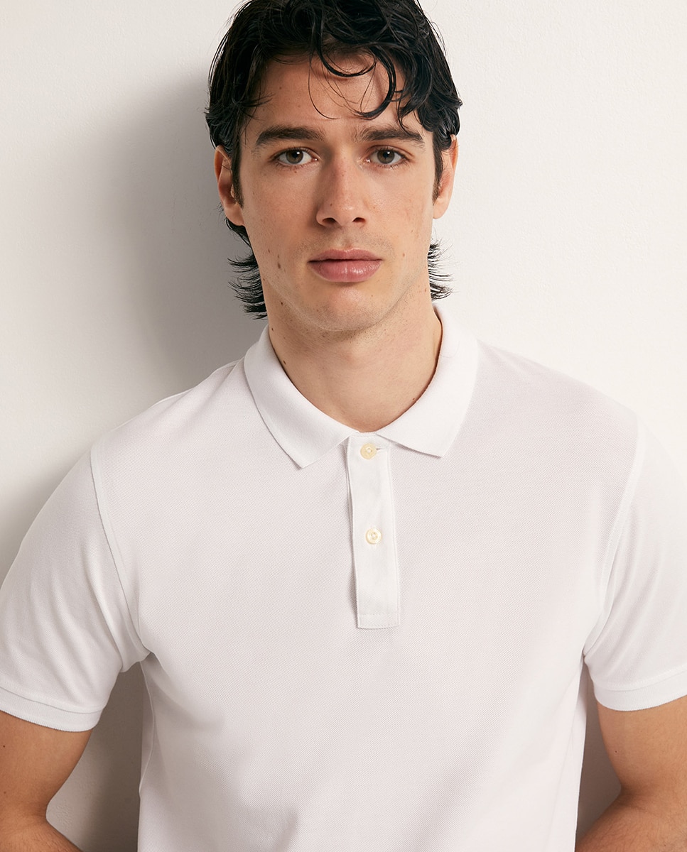 Polo piqué - Sfera - Blanco Blanco-3