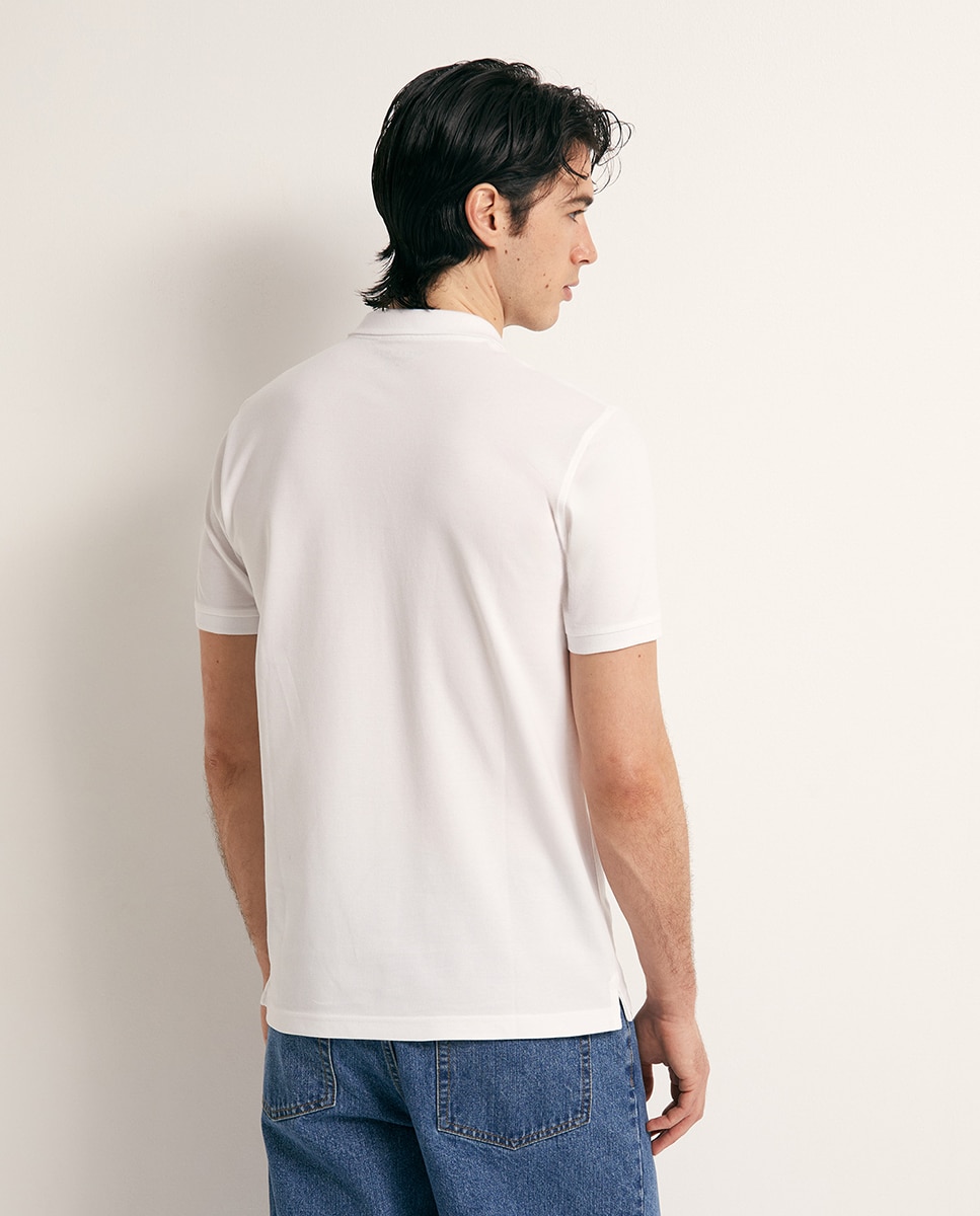 Polo piqué - Sfera - Blanco Blanco-4