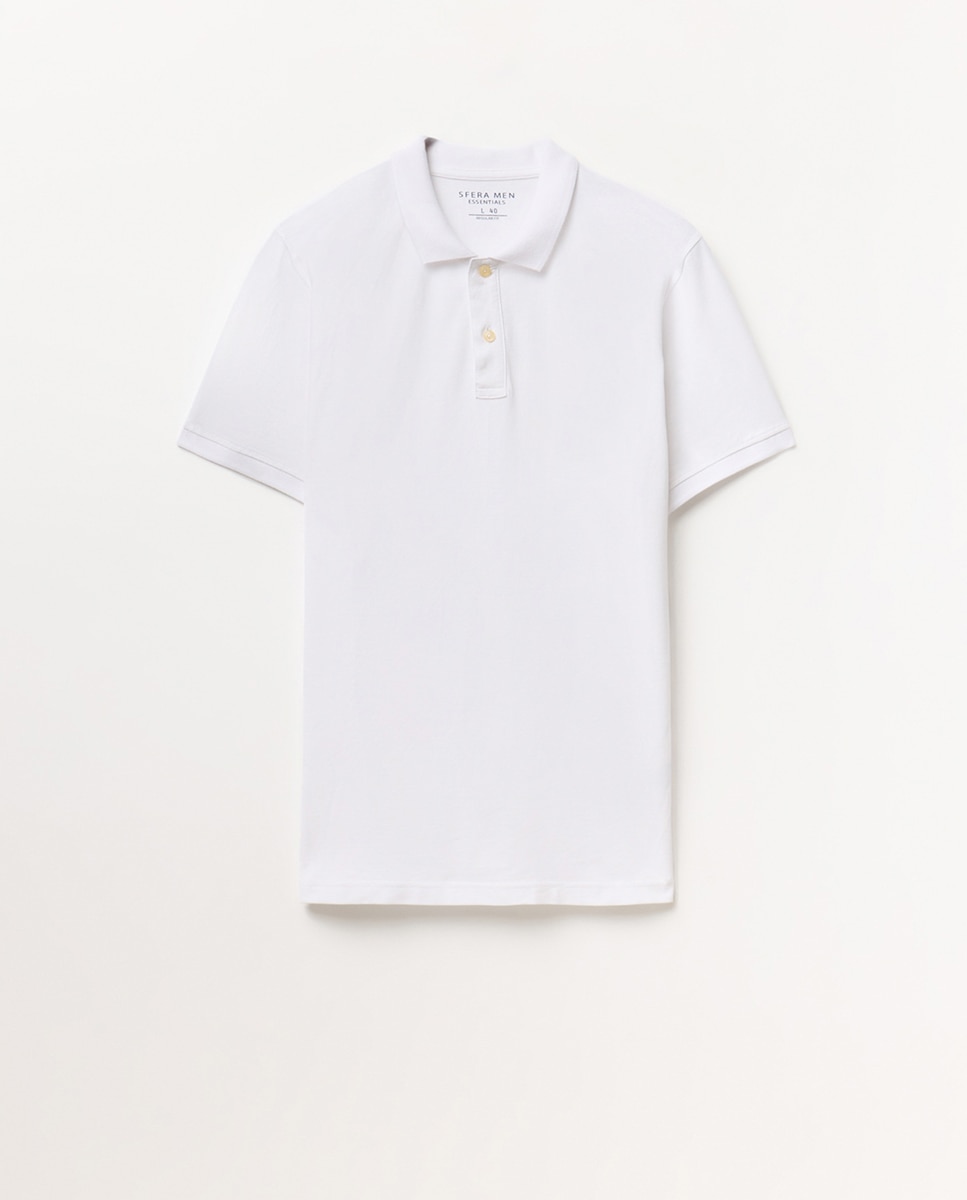 Polo piqué - Sfera - Blanco Blanco-6