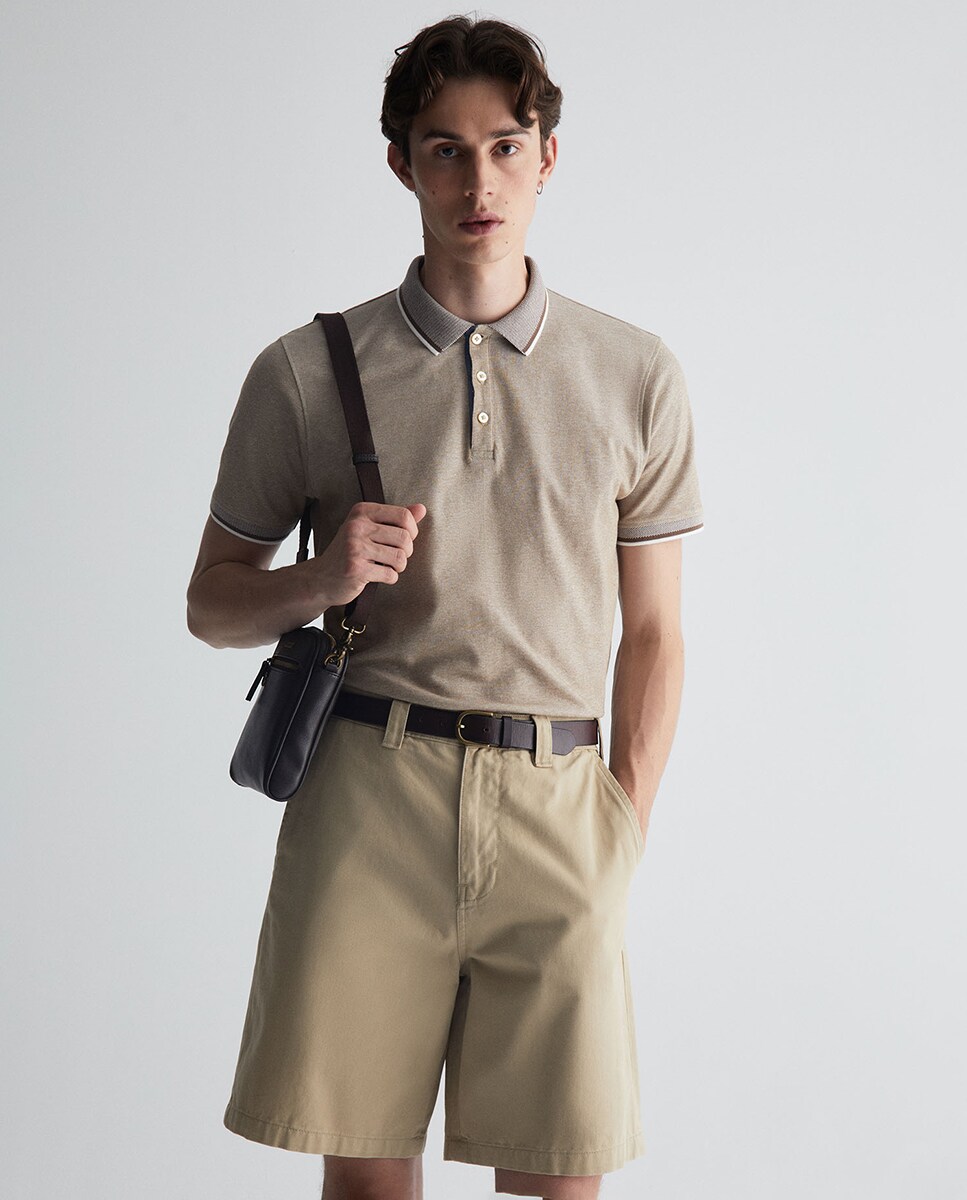 Polo jaspeado · Sfera · El Corte Inglés