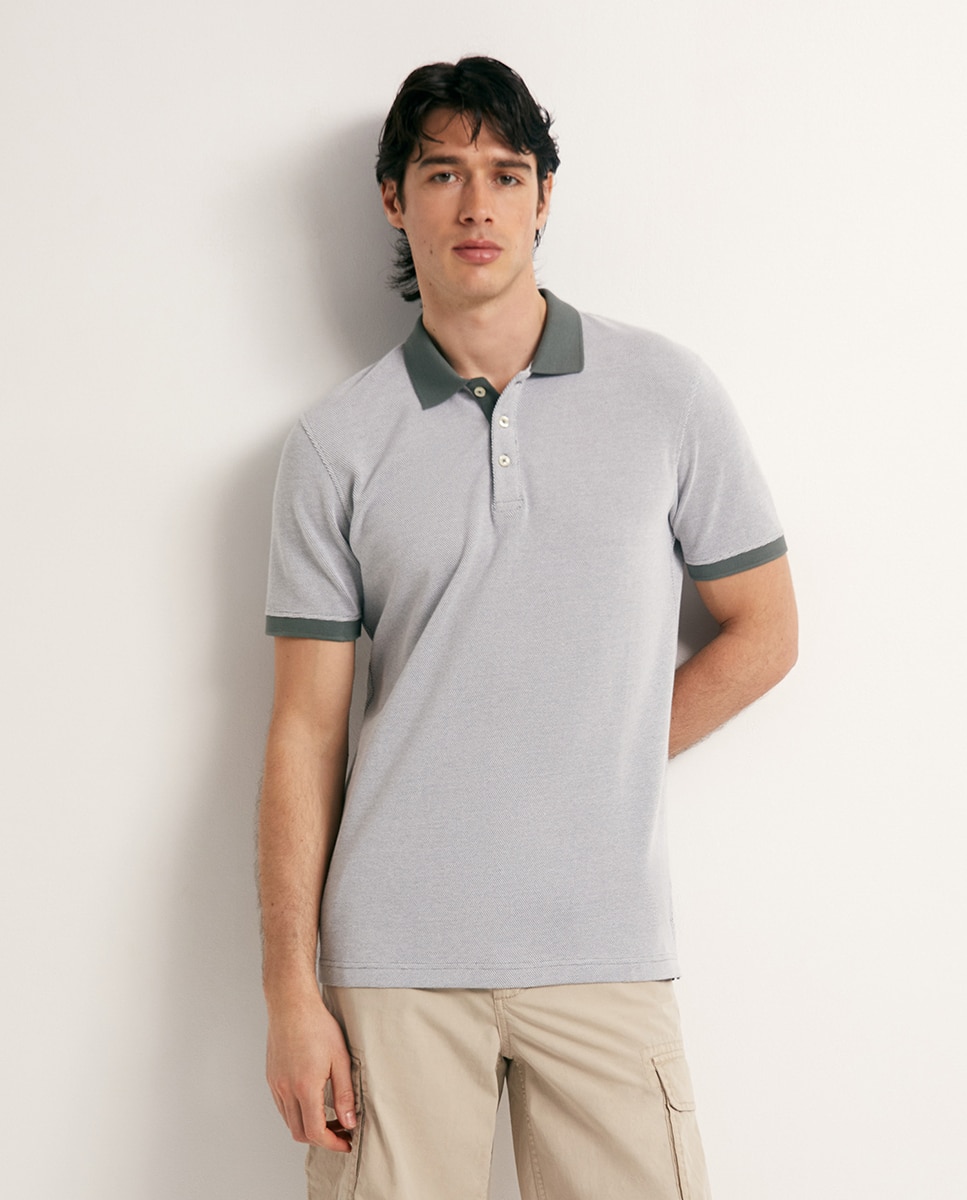 Imagem 0 de Polo de Piqué Bicolor