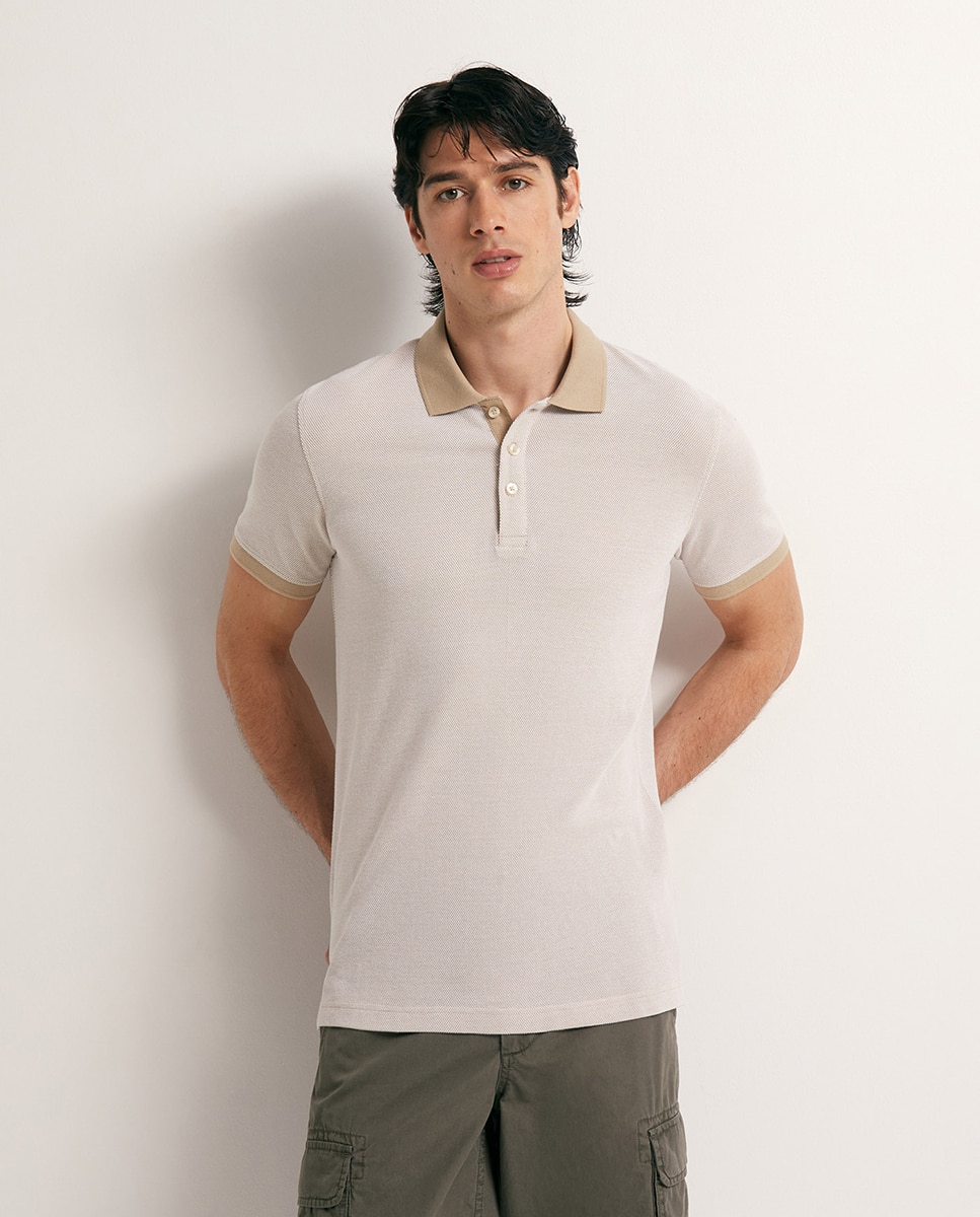 Imagem 0 de Polo de Piqué Bicolor