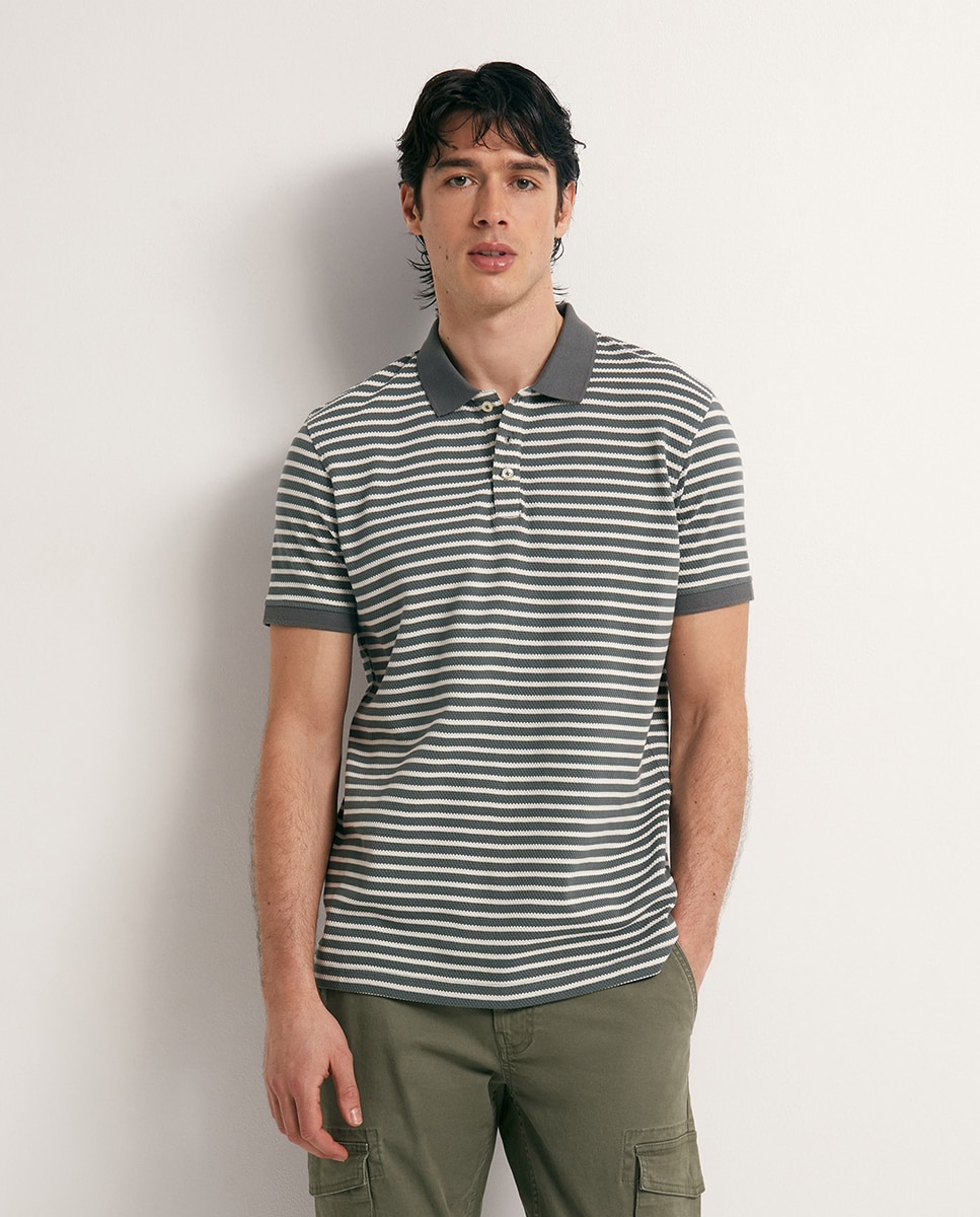 Imagem 0 de Polo Bubble às Riscas