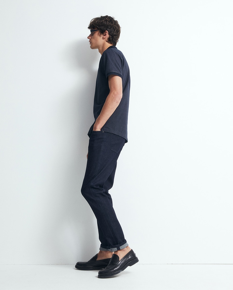 Polo Jacquard Azul-marinho-6