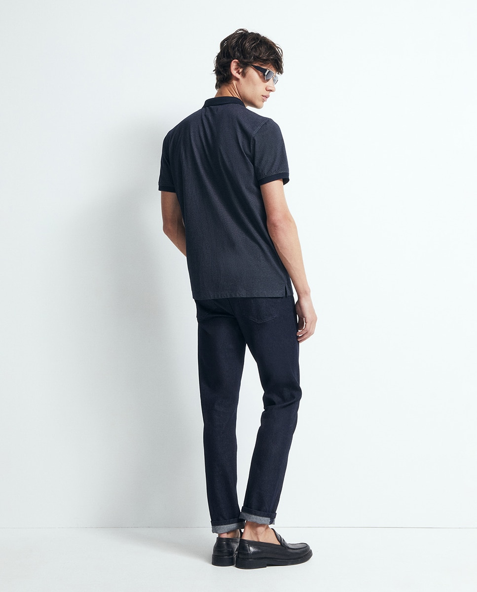Polo Jacquard Azul-marinho-7