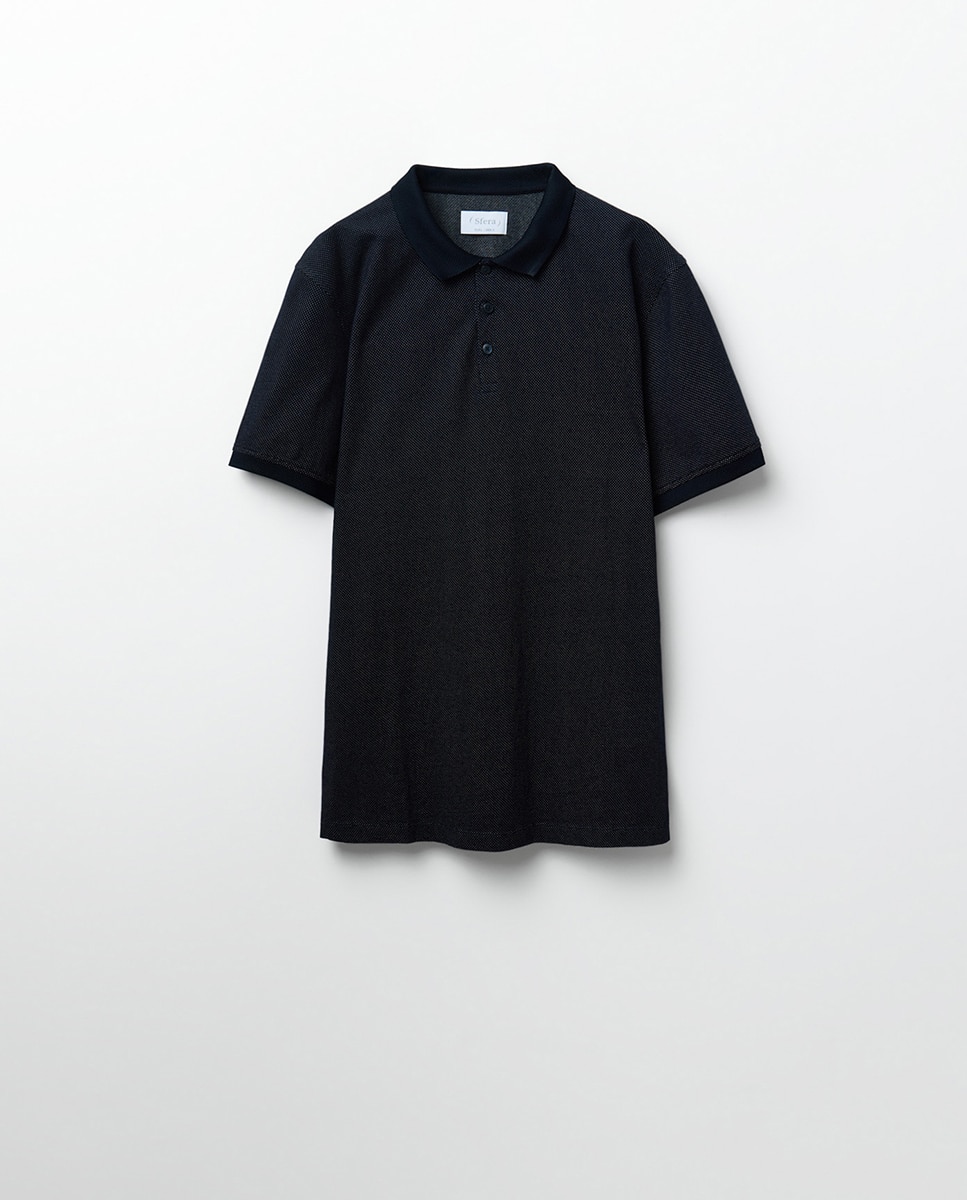 Polo Jacquard Azul-marinho-8