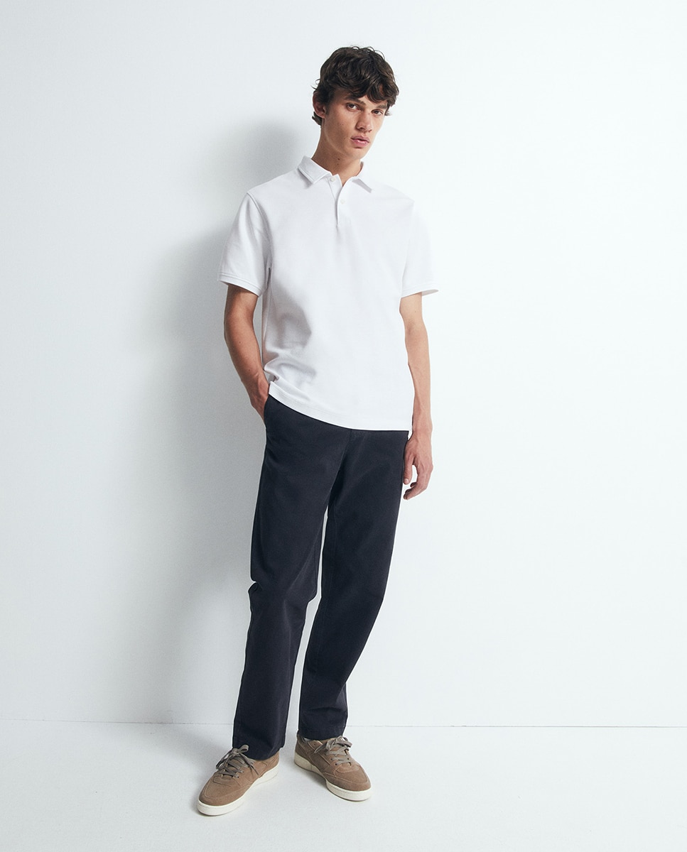 Polo Liso Branco-2